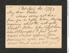 Nachlass Franz Steindachner, Karte von Alexander Agassiz an Franz Steindachner (27.12.1883), Inv.Nr. 2.07, Seite 1